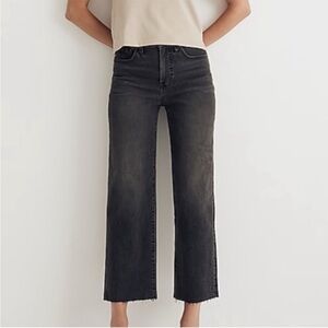 The Perfect Vintage Wide-Leg Crop Jeans size 28